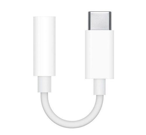 APPLE adapter kábel (3.5mm jack aljzat - Type-C) FEHÉR Apple IPAD Pro 12.9 (2015)