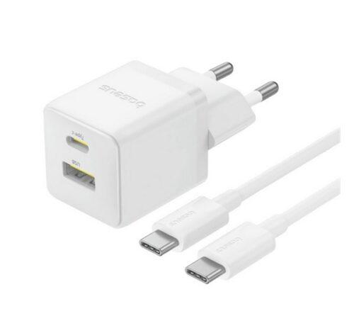 BASEUS PALM hálózati töltő USB+Type-C aljzat (30W