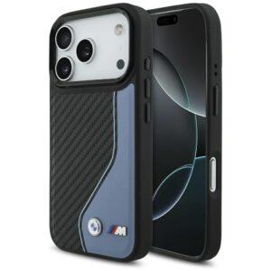 BMW M Carbon Logo MagSafe tok iPhone 17 Pro készülékhez kék