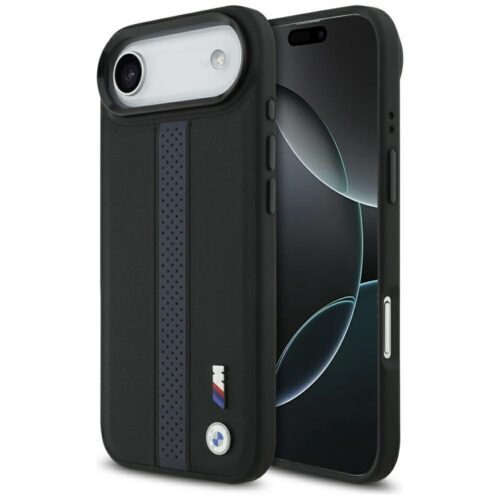 BMW M perforált csíkos logóval ellátott tok MagSafe iPhone Air készülékhez kék