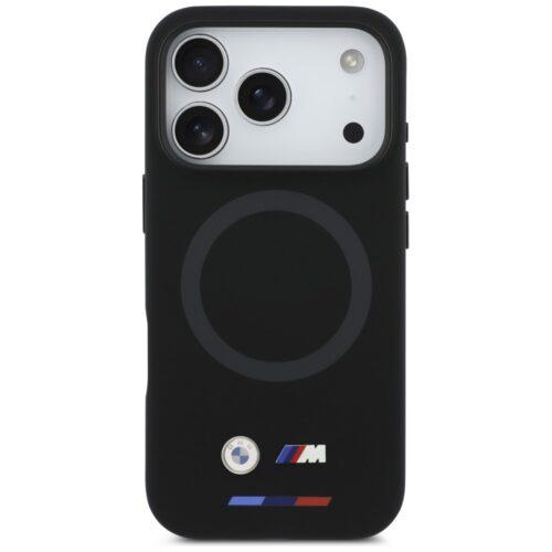 BMW M szilikon logós MagSafe tok iPhone 17 Pro-hoz Fekete - Image 2