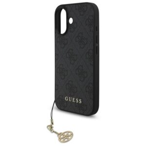 GUESS 4G CHARMS műanyag telefonvédő (textil hátlap