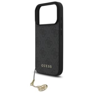 GUESS 4G CHARMS műanyag telefonvédő (textil hátlap