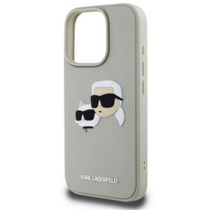 KARL LAGERFELD 3D RUBBER DOUBLE HEADS szilikon telefonvédő (ütésállóság