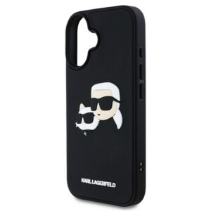 KARL LAGERFELD 3D RUBBER DOUBLE HEADS szilikon telefonvédő (ütésállóság
