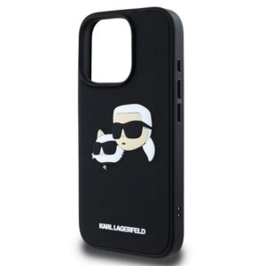 KARL LAGERFELD 3D RUBBER DOUBLE HEADS szilikon telefonvédő (ütésállóság