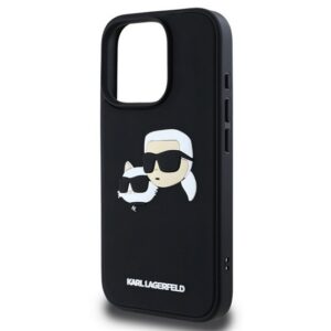 KARL LAGERFELD 3D RUBBER DOUBLE HEADS szilikon telefonvédő (ütésállóság