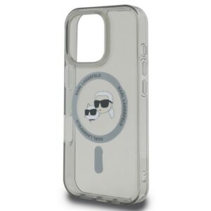 KARL LAGERFELD IML K&CH HEADS METAL FRAME MAGSAFE szilikon telefonvédő (ütésállóság