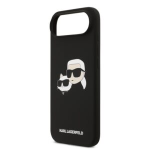 KARL LAGERFELD LIQUID SILICONE DOUBLE HEADS MAGSAFE szilikon telefonvédő (ütésállóság