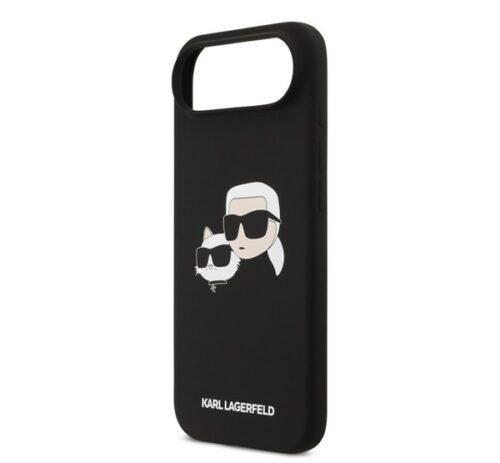 KARL LAGERFELD LIQUID SILICONE DOUBLE HEADS MAGSAFE szilikon telefonvédő (ütésállóság