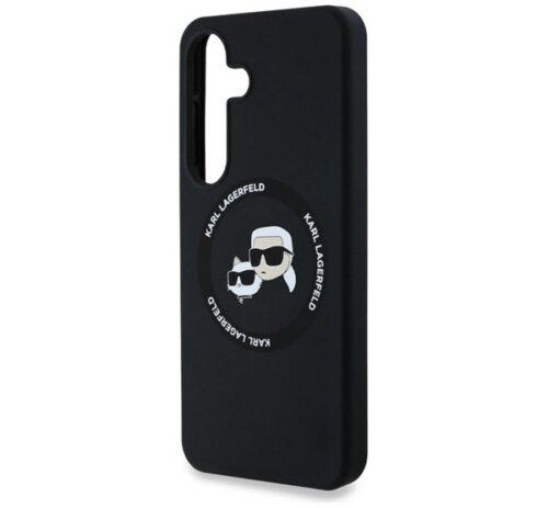 KARL LAGERFELD LIQUID SILICONE DOUBLE HEADS MAGSAFE szilikon telefonvédő (ütésállóság