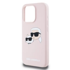 KARL LAGERFELD LIQUID SILICONE DOUBLE HEADS MAGSAFE szilikon telefonvédő (ütésállóság