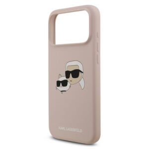 KARL LAGERFELD LIQUID SILICONE DOUBLE HEADS MAGSAFE szilikon telefonvédő (ütésállóság
