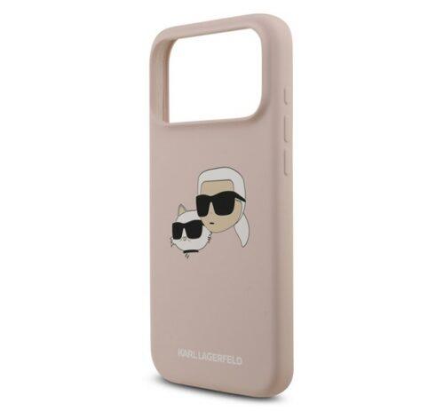 KARL LAGERFELD LIQUID SILICONE DOUBLE HEADS MAGSAFE szilikon telefonvédő (ütésállóság