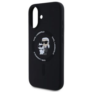 KARL LAGERFELD LIQUID SILICONE KARL AND CHOUPETTE MAGSAFE szilikon telefonvédő (ütésállóság