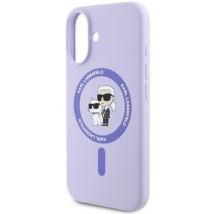 KARL LAGERFELD LIQUID SILICONE KARL AND CHOUPETTE MAGSAFE szilikon telefonvédő (ütésállóság
