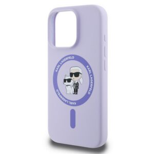 KARL LAGERFELD LIQUID SILICONE KARL AND CHOUPETTE MAGSAFE szilikon telefonvédő (ütésállóság