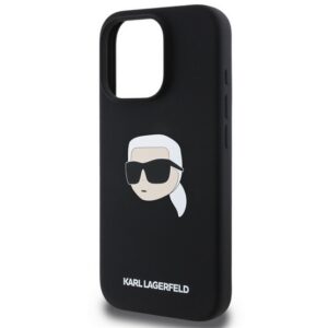KARL LAGERFELD LIQUID SILICONE KARL HEAD MAGSAFE szilikon telefonvédő (ütésállóság
