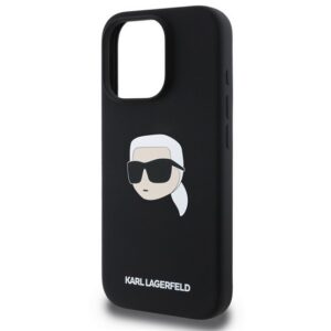 KARL LAGERFELD LIQUID SILICONE KARL HEAD MAGSAFE szilikon telefonvédő (ütésállóság
