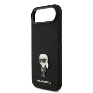 KARL LAGERFELD LIQUID SILICONE METAL IKONIK CASE szilikon telefonvédő (ütésállóság