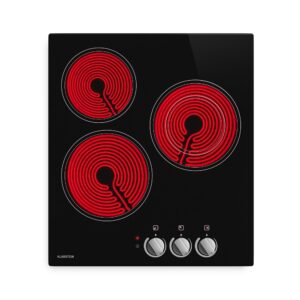 Klarstein EasyCook üvegkerámia főzőlap | 3 főzőzóna | 4700 W | 11 teljesítményfokozat | 45 cm