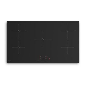 Klarstein PowerGlide indukciós főzőlap | karcálló felület | 5 főzőzóna | 9800 W | 90 cm
