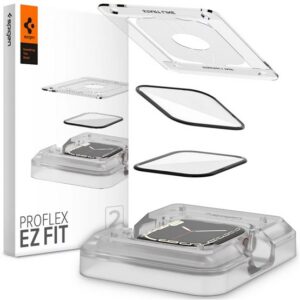 SPIGEN EZ FIT kijelzővédő üveg 2db (2.5D lekerekített szél