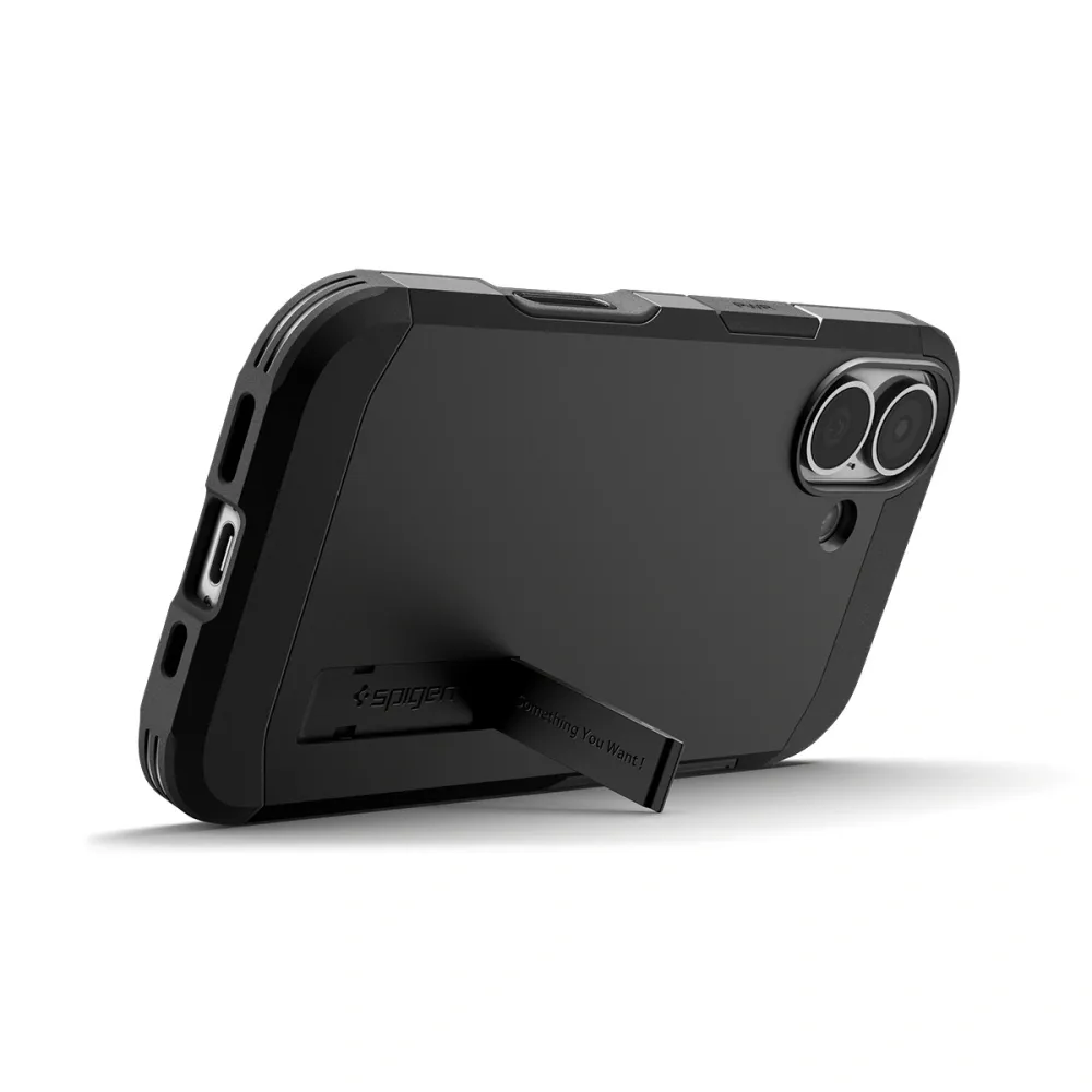 SPIGEN tok TOUGH ARMOR MAG kompatibilis a MagSafe készülékkel IPHONE 17 fekete