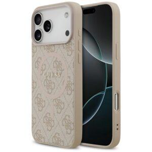 Tojás Guess 4G Ring Classic Logo MagSafe iPhone 17 Pro Max készülékhez rózsaszínű