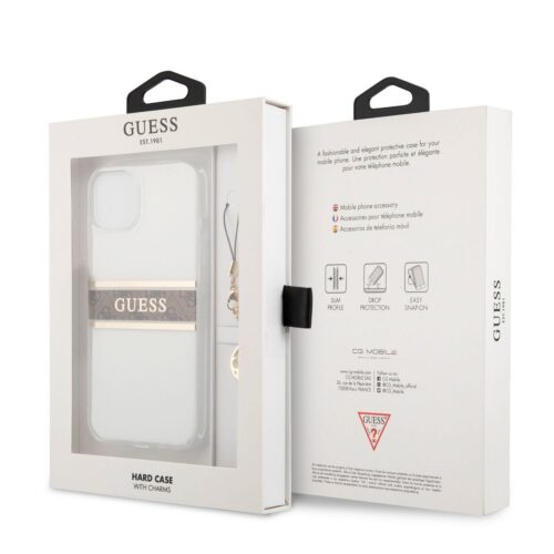Apple iPhone 13 Mini GUESS GUHCP13SKB4GBR TPU Hátlap - Barna - Image 2