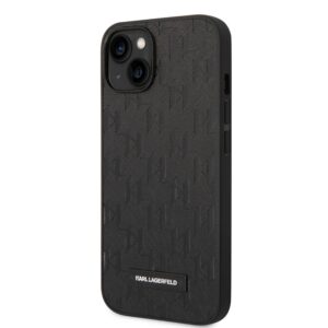 Apple iPhone 14 Plus KARL LAGERFELD KLHCP14MSAKLHPK Hátlap - Fekete