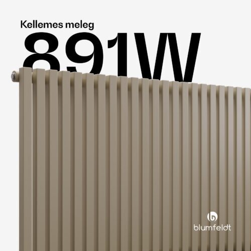 Blumfeldt Delgado radiátor | Modern kivitel | 63 x 100 cm | 891 W | Oldalsó csatlakozás - Image 2