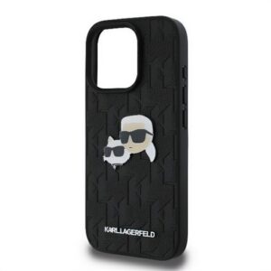 KARL LAGERFELD MONOGRAM KARL & CHOUPETTE HEAD PIN szilikon telefonvédő (ütésállóság
