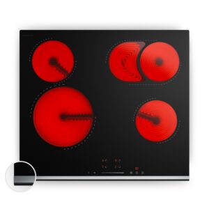 Klarstein Verosteel üvegkerámia főzőlap | 4 zóna | minimalista