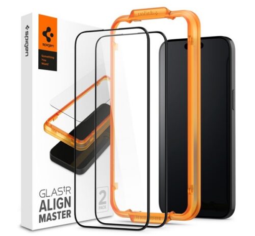 SPIGEN ALM FC képernyővédő üveg 2db (2.5D