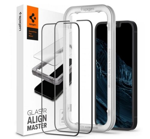 SPIGEN ALM FC képernyővédő üveg 2db (2.5D