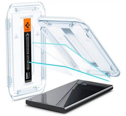SPIGEN EZ FIT HD képernyővédő üveg 2db (2.5D