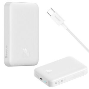 BASEUS MAGNETIC MINI OS vésztöltő Type-C aljzat (10000 mAh