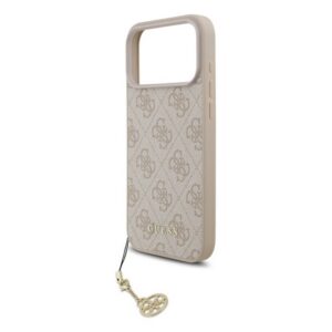 GUESS 4G CHARMS műanyag telefonvédő (textil hátlap