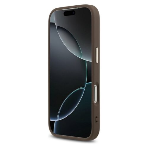 GUESS tok az IPHONE 17 Pro-hoz GUHCP17L4GMGCBR (PU W/ Big 4G Classic Logo) arany barna - Image 2