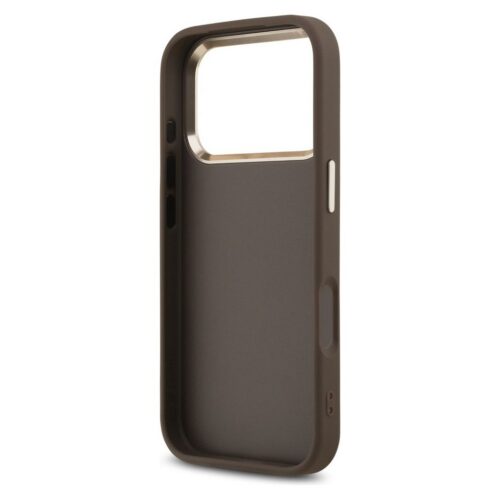 GUESS tok az IPHONE 17 Pro-hoz GUHCP17L4GMGCBR (PU W/ Big 4G Classic Logo) arany barna