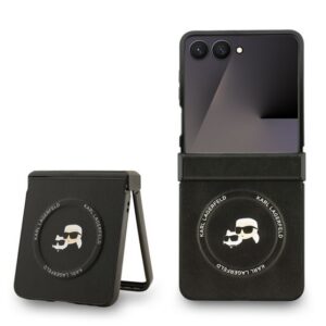 KARL LAGERFELD PU KARL AND CHOUPETTE HEADS szilikon telefonvédő (ütésállóság