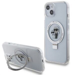 KARL LAGERFELD RING STAND KARL&CHOUPETTE MAGSAFE szilikon telefonvédő (ütésállóság