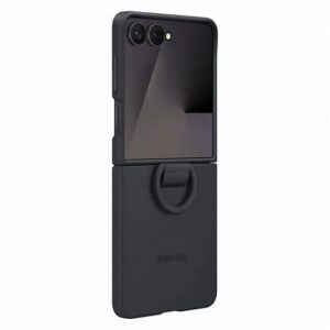 SAMSUNG szilikon telefonvédő (telefongyűrű) FEKETE Samsung Galaxy Z Fold7 (SM-F966)