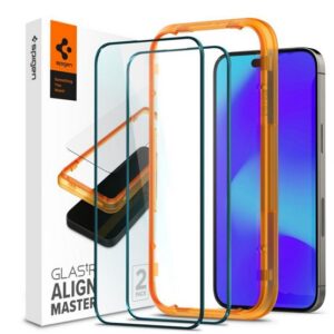 SPIGEN ALM FC képernyővédő üveg 2db (2.5D