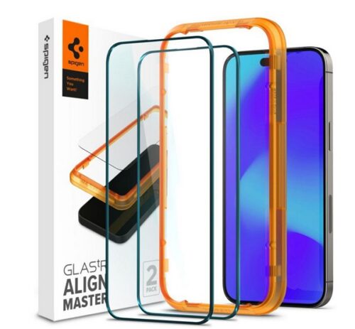 SPIGEN ALM FC képernyővédő üveg 2db (2.5D