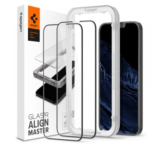 SPIGEN ALM FC képernyővédő üveg 2db (2.5D