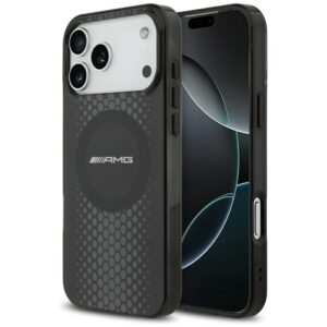 tok AMG Dupla rétegű átlátszó grafika MagSafe iPhone 17 Pro Max-hoz fekete