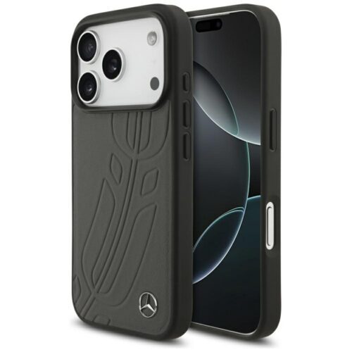 tok Mercedes bőr nagy babér hagyja MagSafe iPhone 17 Pro antracyt számára
