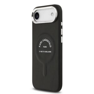 Apple iPhone 17 Air KARL LAGERFELD KLHMP17MPSKRSGEK Magsafe Hátlap - Fekete